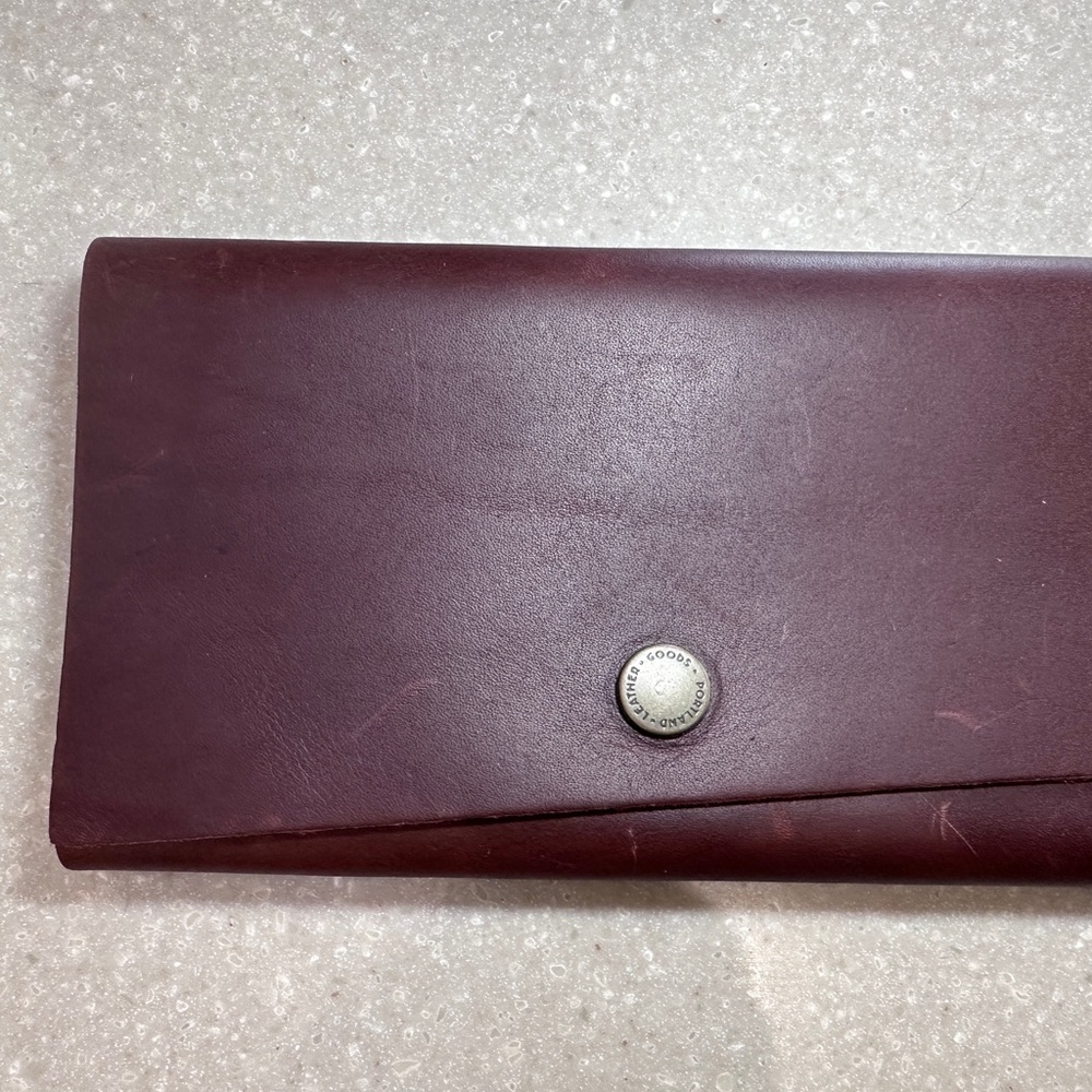 NWOT Portland Leather Rancher Wallet in Cognac